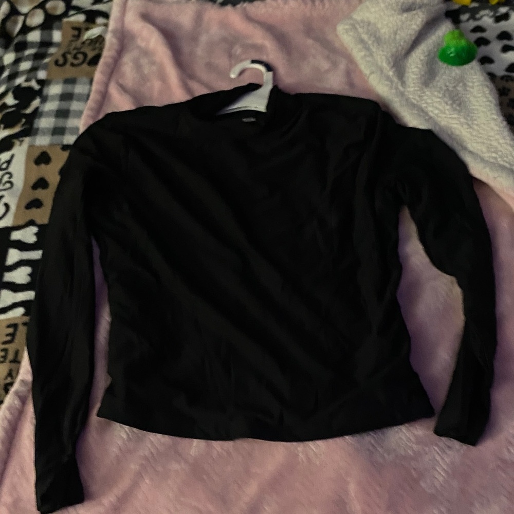 Wild Fable Black Long Sleeve Blouse